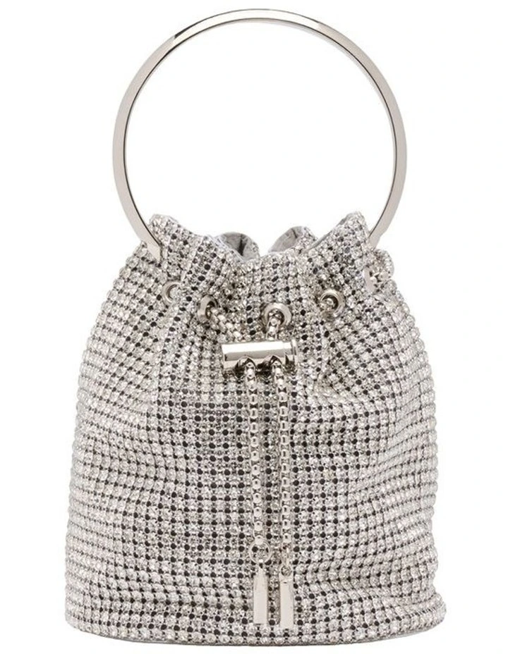 Scarlet Top Handle Bag in Silver image 1