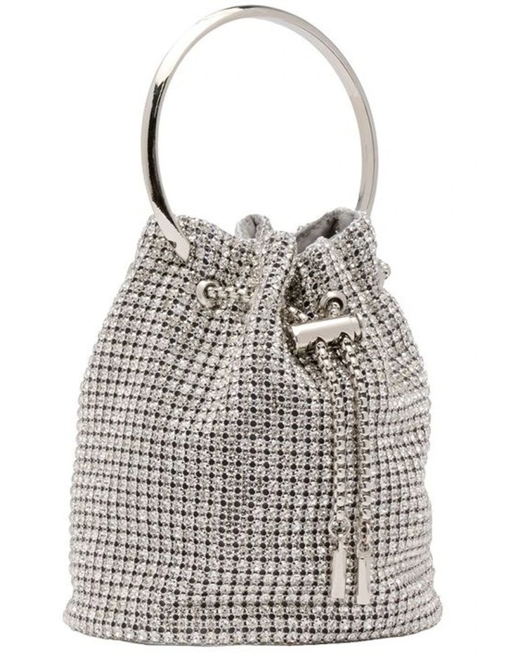 Scarlet Top Handle Bag in Silver image 2