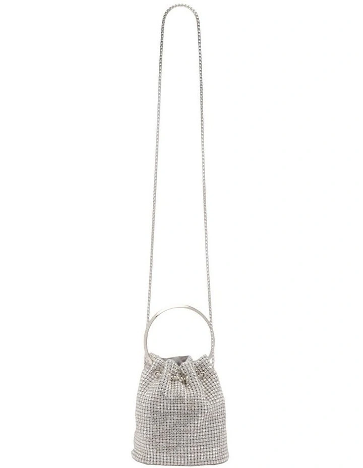 Scarlet Top Handle Bag in Silver image 3