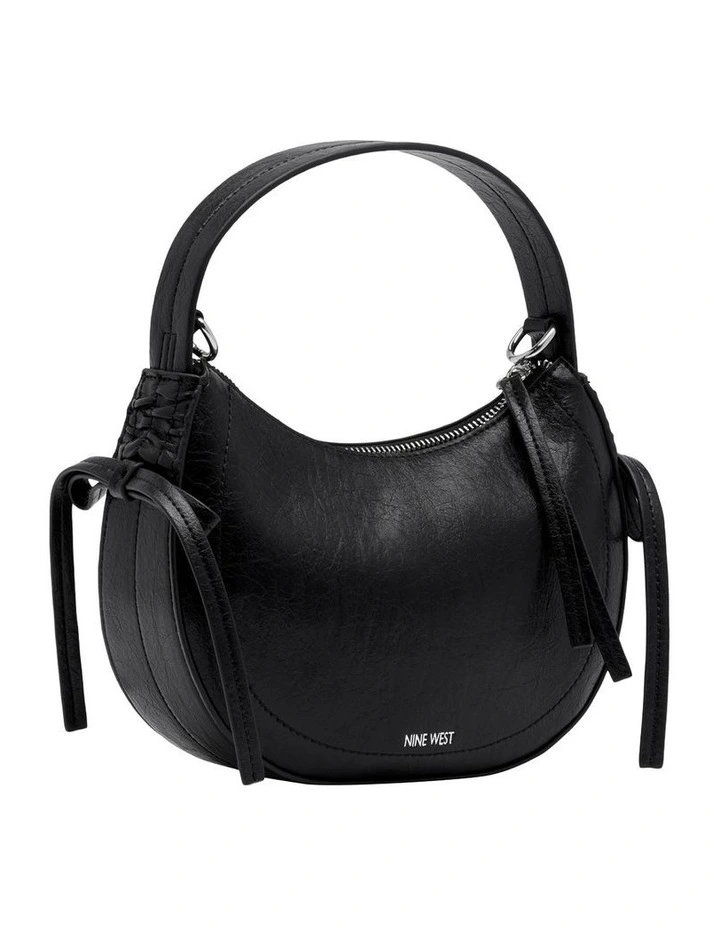 Alfie Shoulder Bag in Black image 2