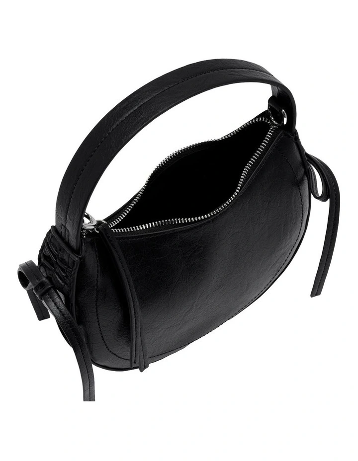 Alfie Shoulder Bag in Black image 4