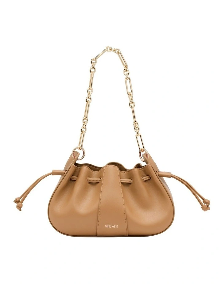 Iris Shoulder Bag in Tan image 1