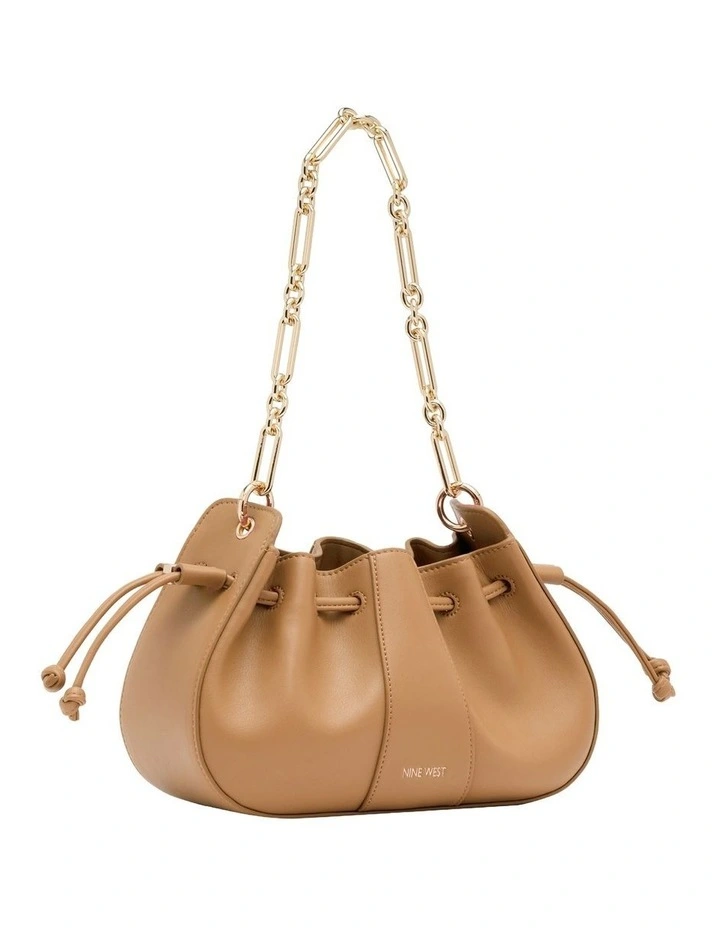 Iris Shoulder Bag in Tan image 2