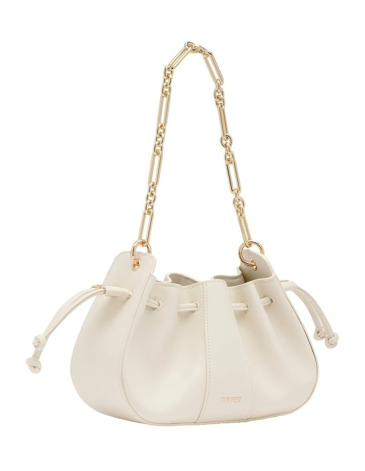Iris Shoulder Bag in Cream image 2