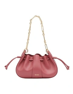 Iris Shoulder Bag in Raspberry