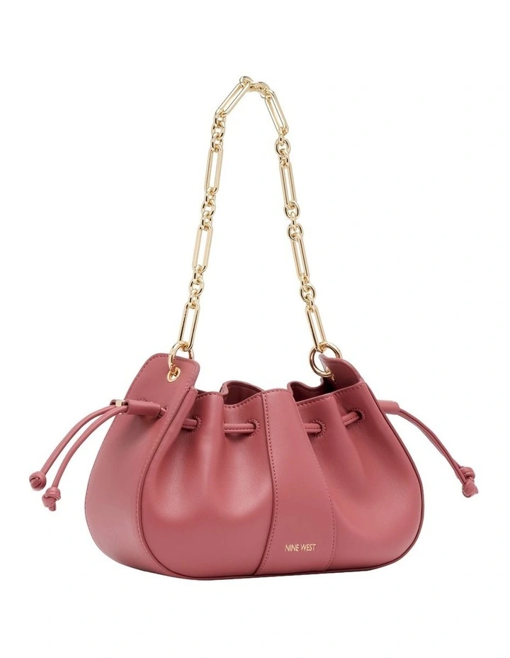 Iris Shoulder Bag in Raspberry image 2