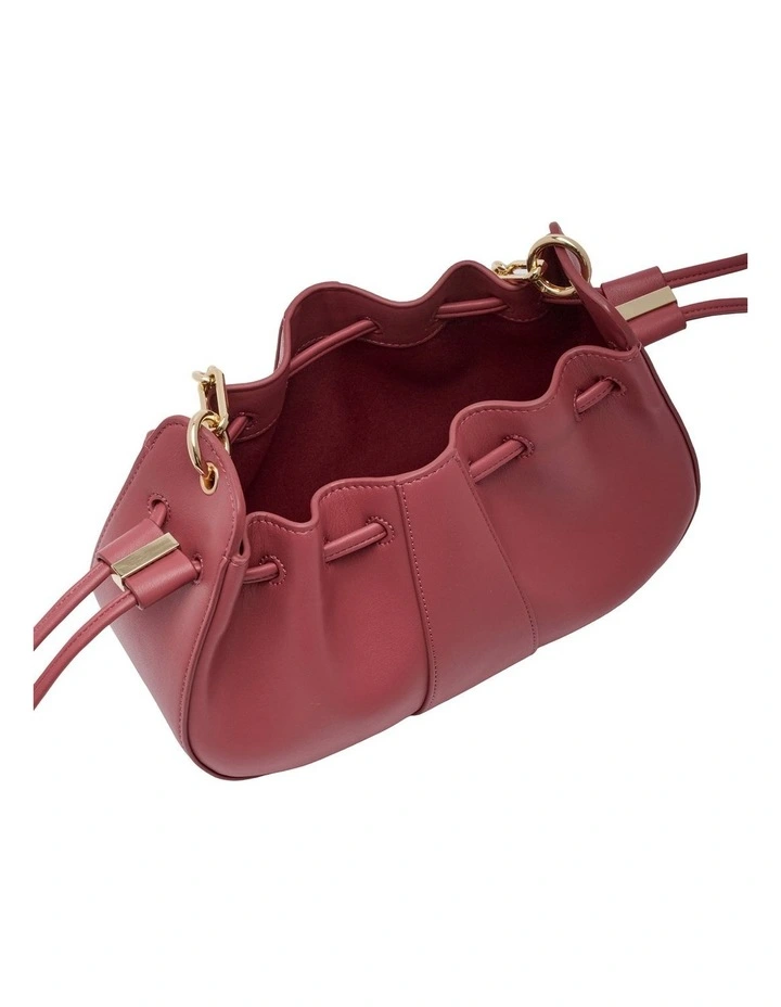 Iris Shoulder Bag in Raspberry image 4
