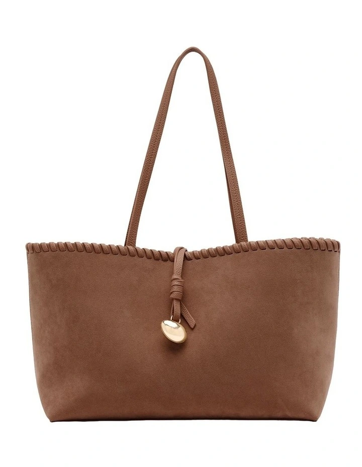 Goldie Tote Bag in Brown image 1