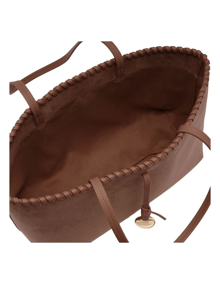 Goldie Tote Bag in Brown image 4