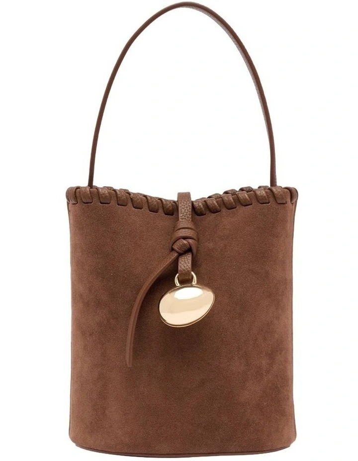Gem Mini Tote in Brown image 1