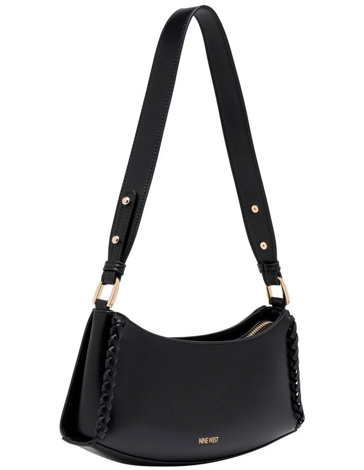 Emily Shoulder Bag in Black image 2