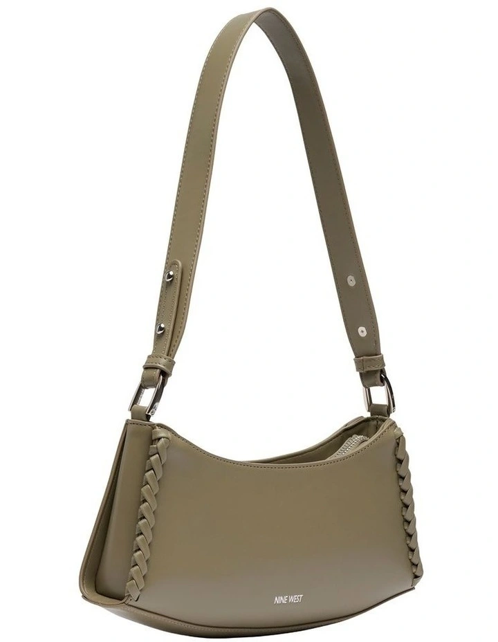 Emily Shoulder Bag in Olive image 2