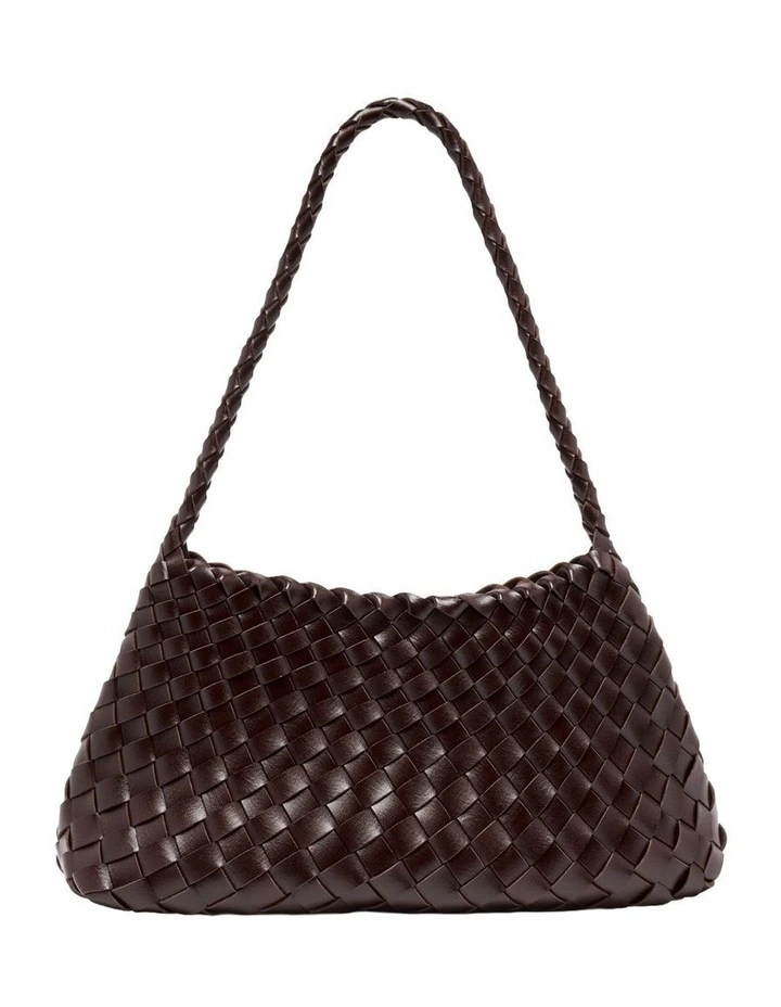 Willow Shoulder Bag in Chocolate image 1
