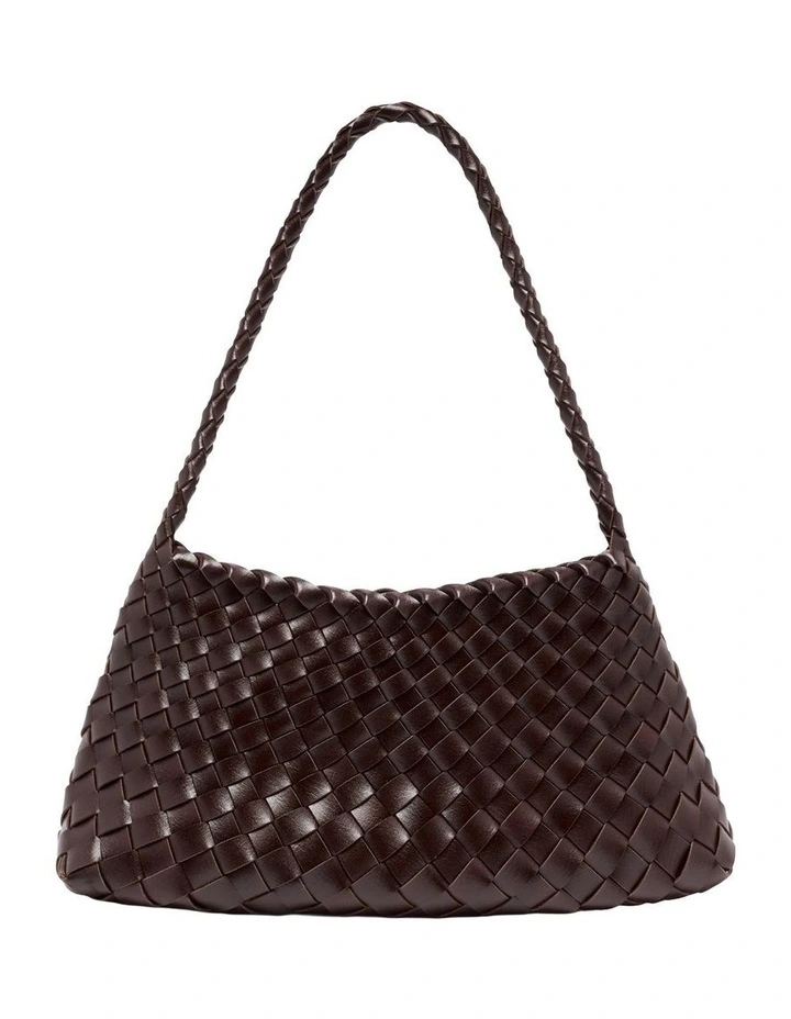 Willow Shoulder Bag in Chocolate image 3