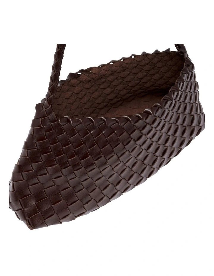 Willow Shoulder Bag in Chocolate image 4