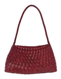 Willow Shoulder Bag in Burgundy