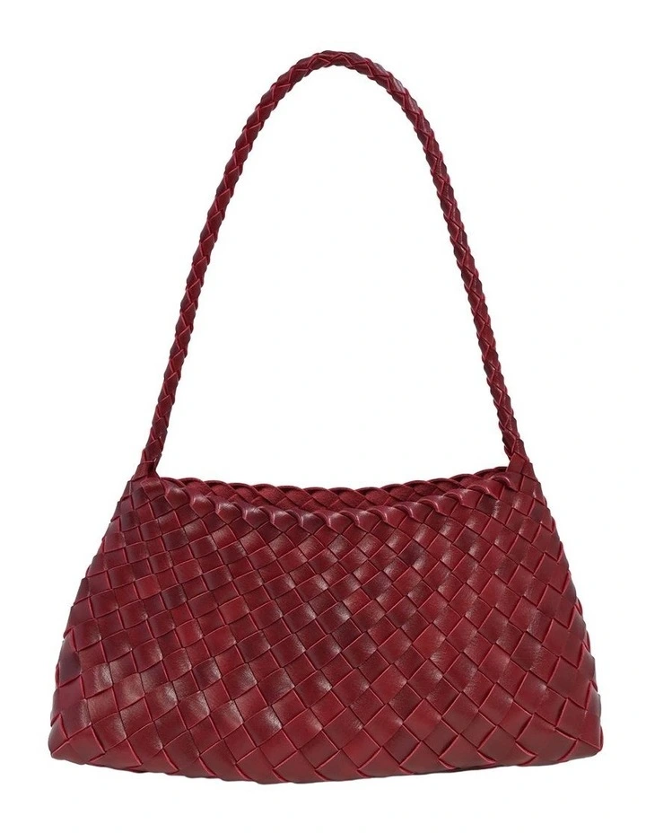 Willow Shoulder Bag in Burgundy image 1