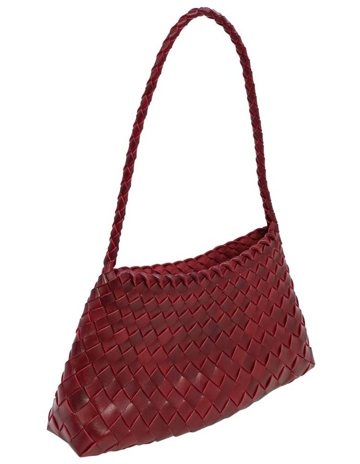 Willow Shoulder Bag in Burgundy image 2