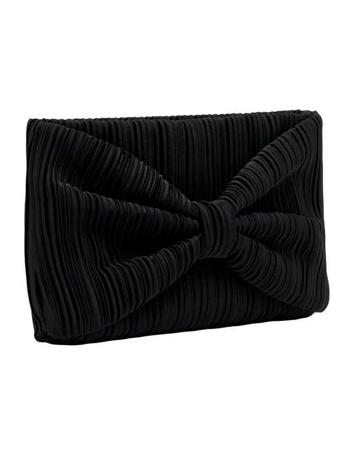 Belle Clutch in Black image 2