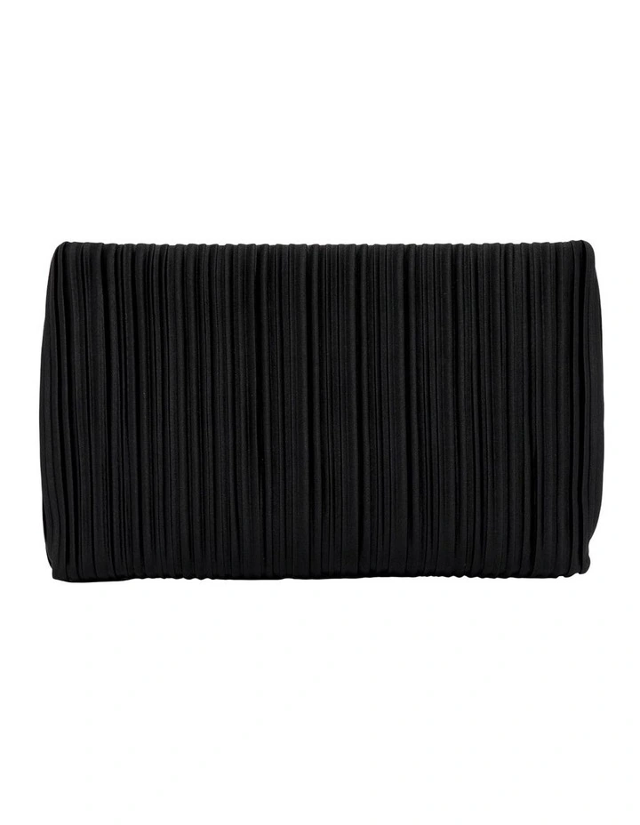 Belle Clutch in Black image 3