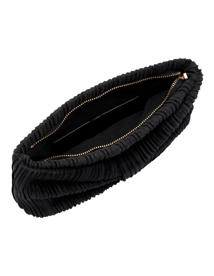 Belle Clutch in Black image 4
