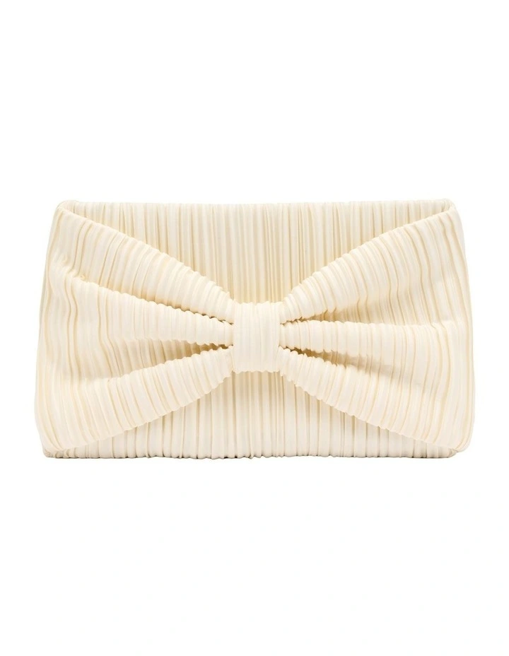 Belle Clutch in Cream image 1