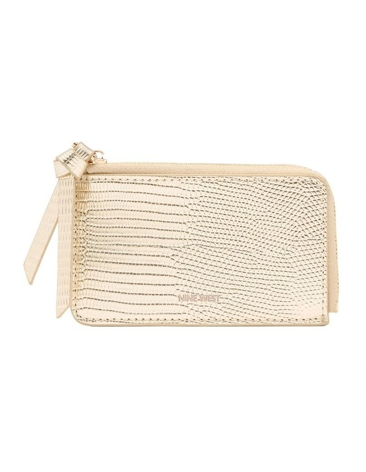 Jay Card Wallet in Gold image 1