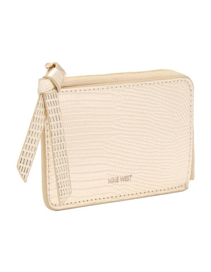 Jay Card Wallet in Gold image 2