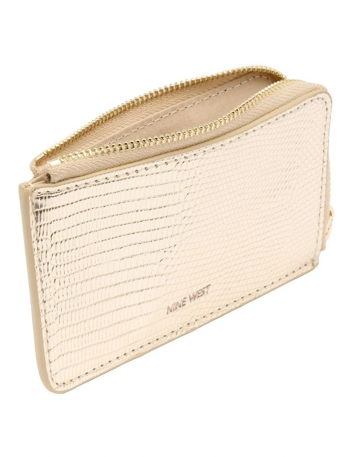 Jay Card Wallet in Gold image 4