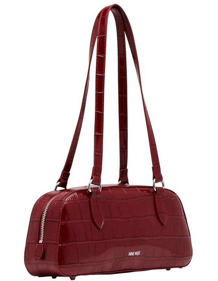 Milly Shoulder Bag in Burgundy image 2