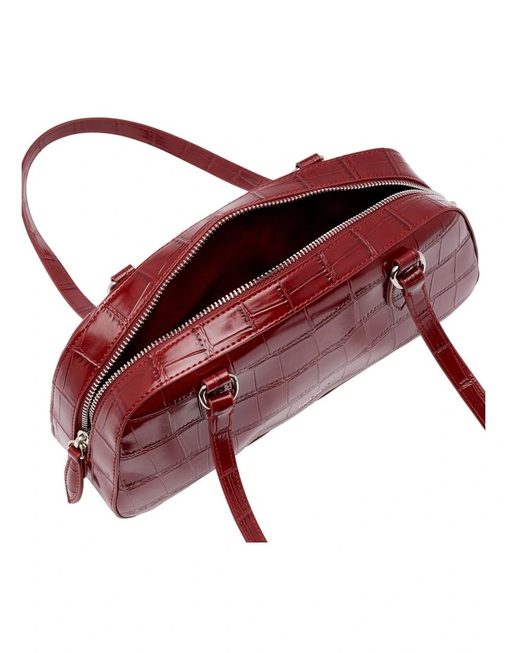 Milly Shoulder Bag in Burgundy image 4