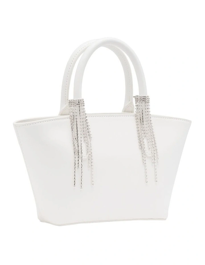 Sienna Top Handle Bag in White image 2