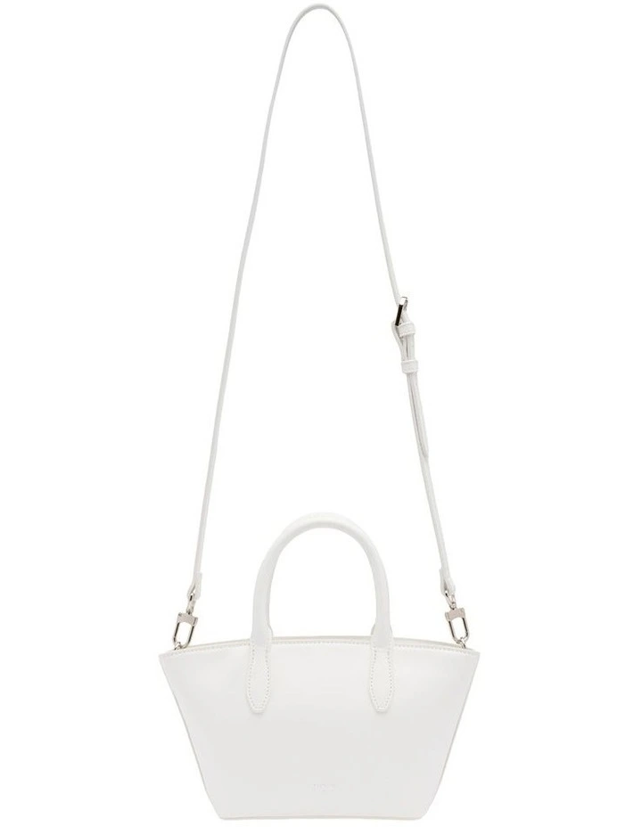 Sienna Top Handle Bag in White image 3
