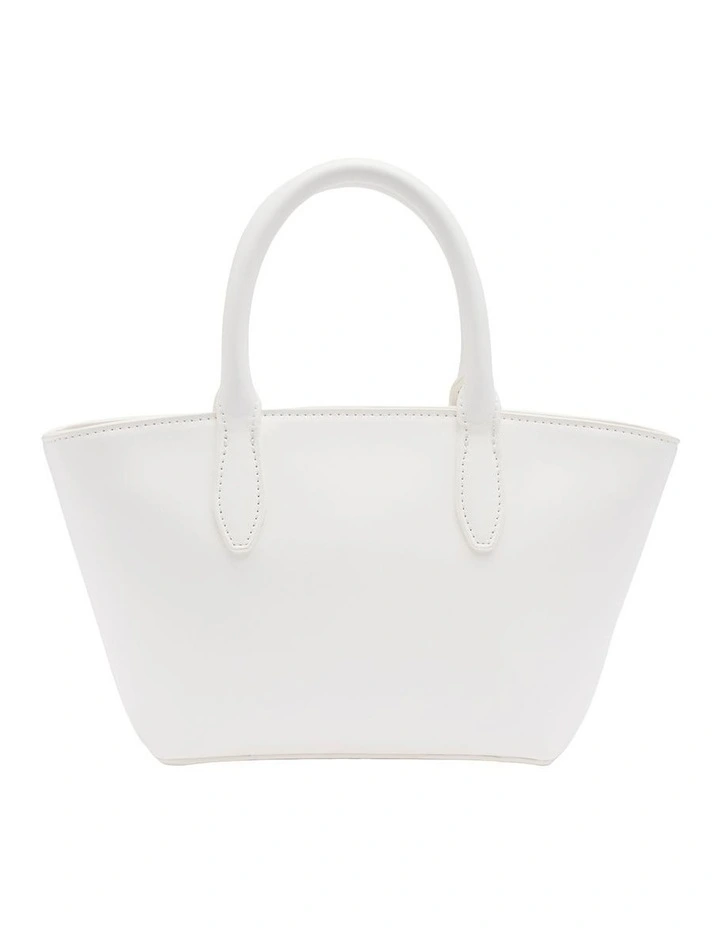 Sienna Top Handle Bag in White image 5