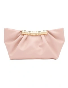 Nia Clutch In Light Pink