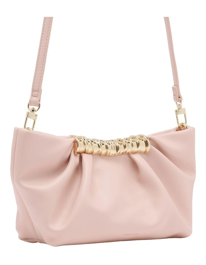 Nia Clutch In Light Pink image 2