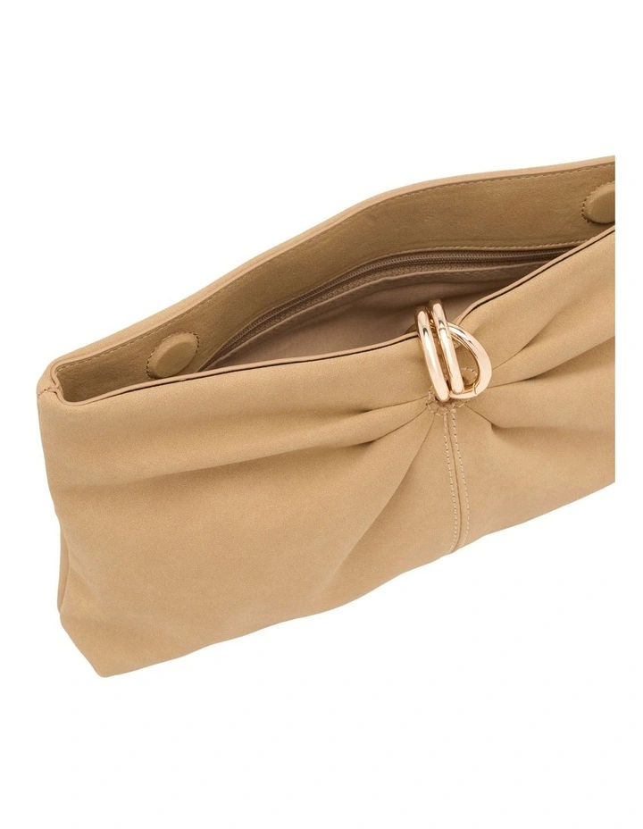 Thea Clutch In Tan image 4