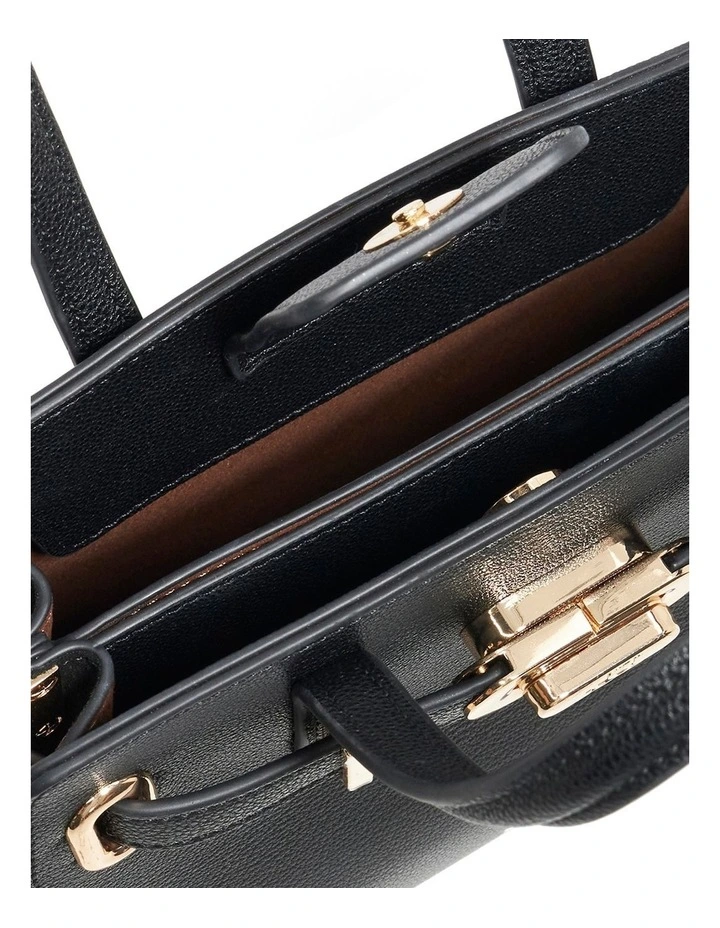 Dinkydefine Mini Belted Tote in Black image 4