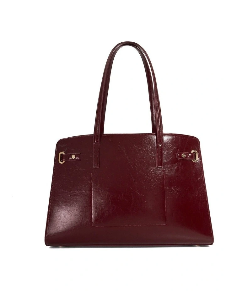 Define Tote Bag in Burgundy image 5