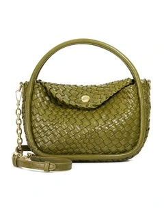 Dinideliberate Mini Woven Slouch in Green