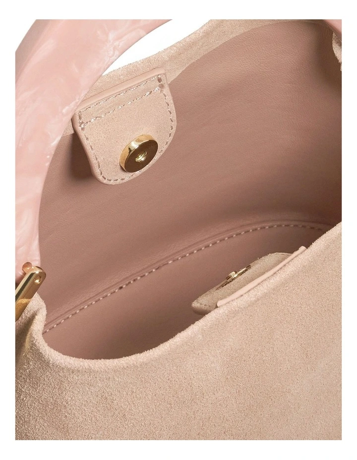 Dharla Top Handle Bag in Mink image 4