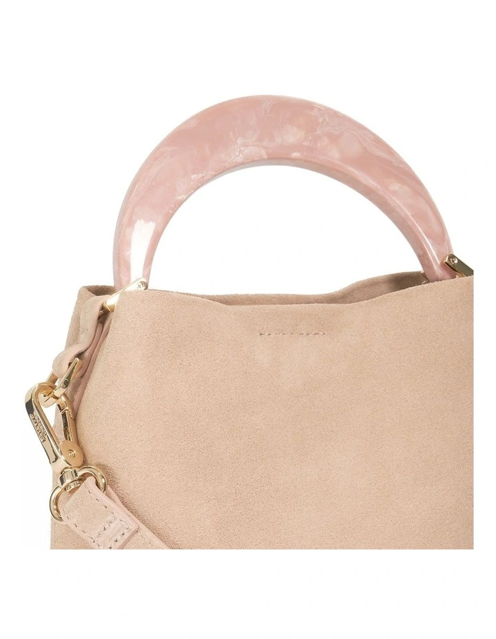 Dharla Top Handle Bag in Mink image 6