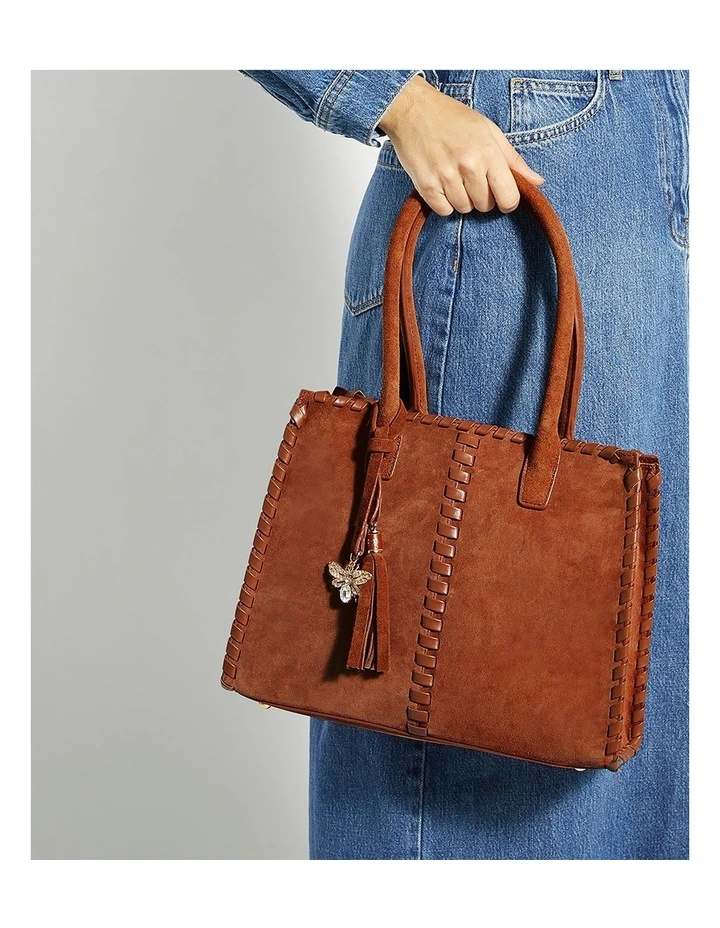 Darlingtons Tote Bag in Tan image 2