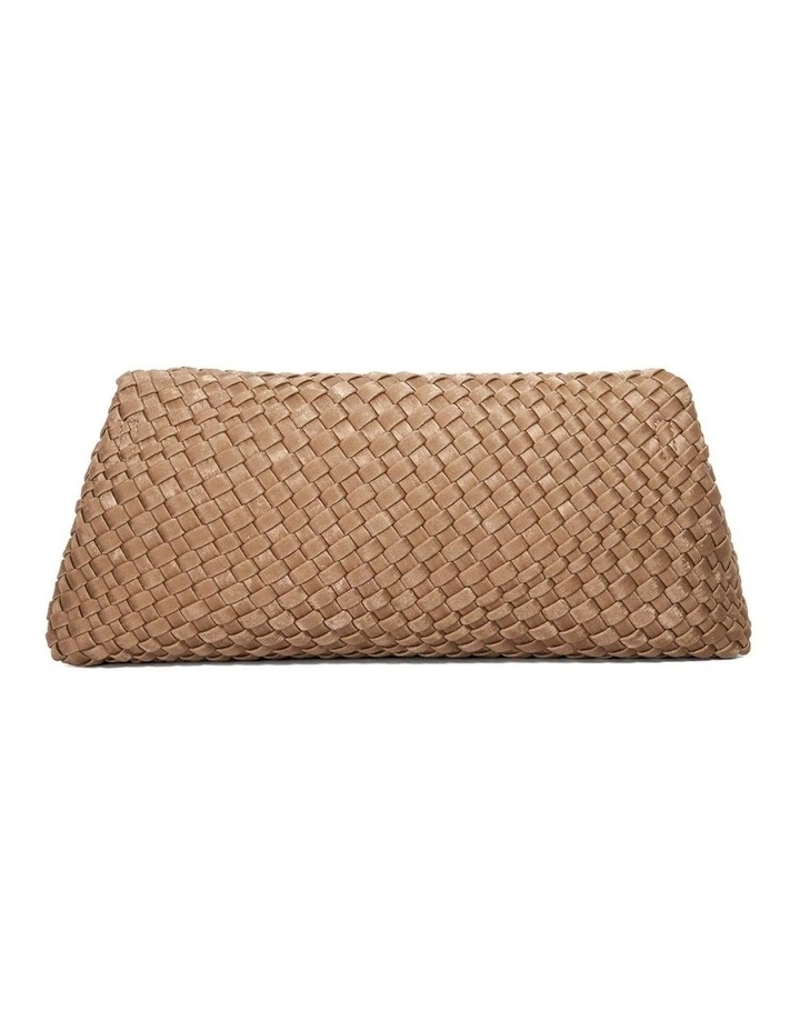 Encourage Woven Clutch in Brown image 5