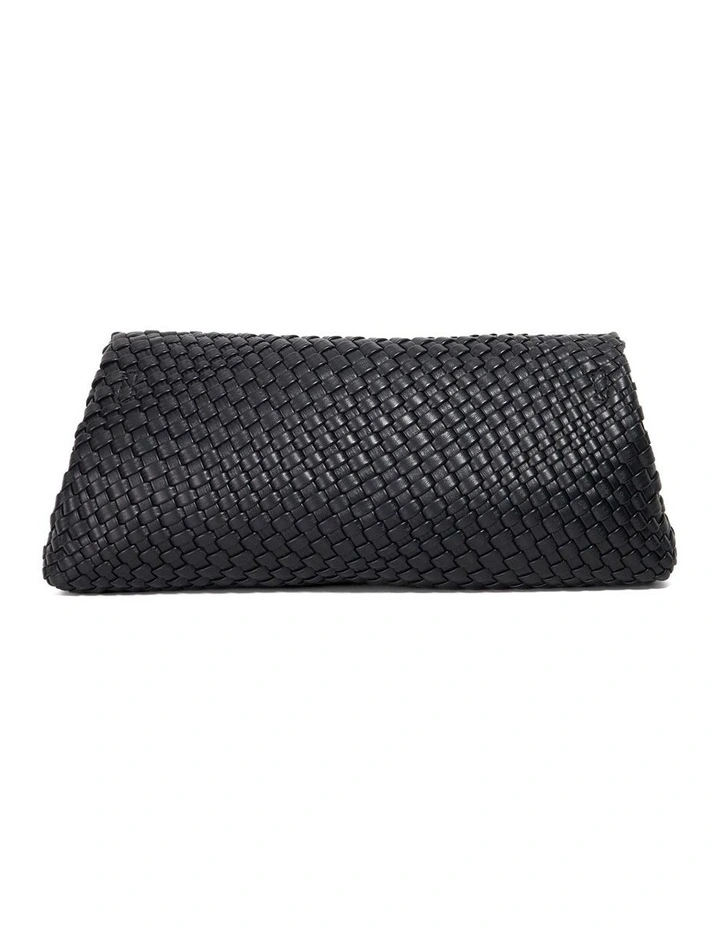 Encourage Woven Clutch in Black image 5