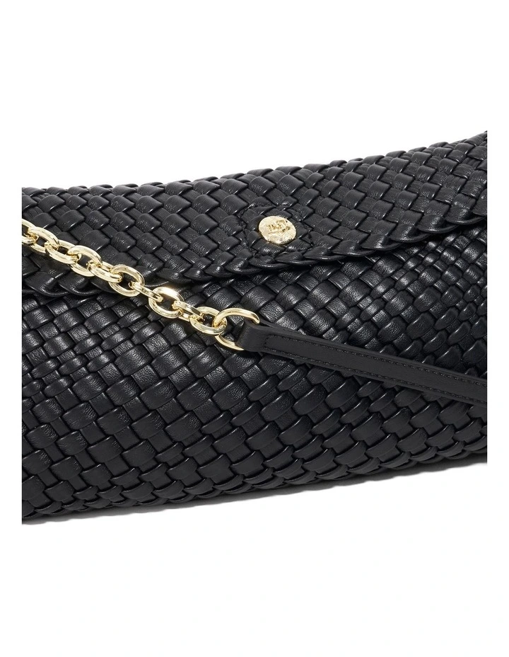 Encourage Woven Clutch in Black image 6