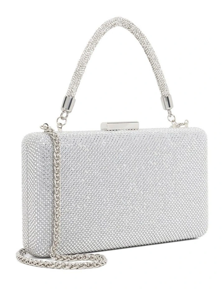 Beaut Clutch in Silver image 3