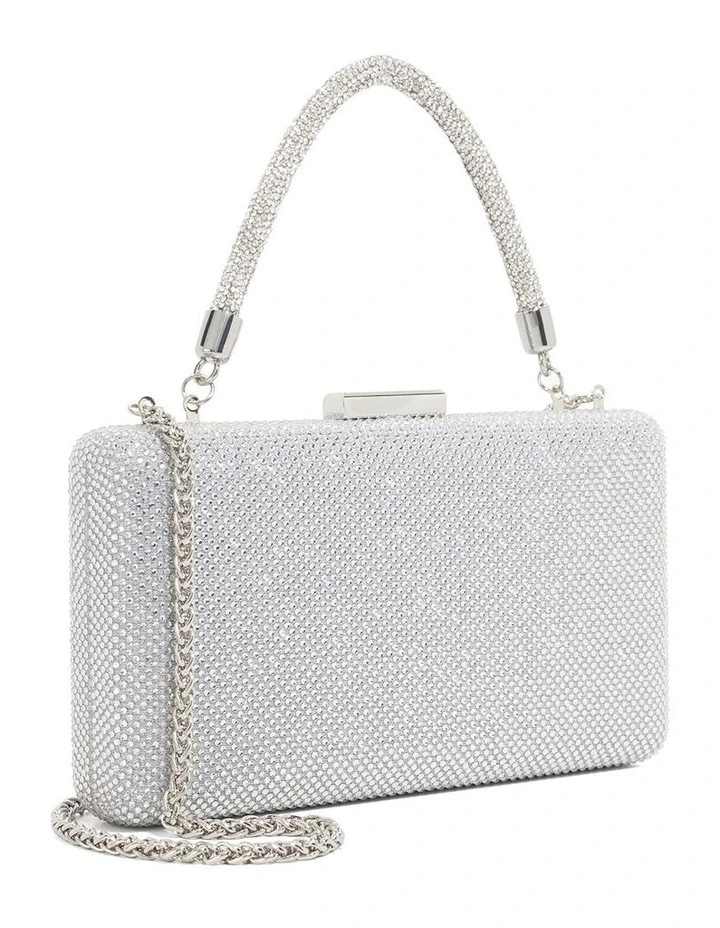 Beaut Hard Clutch in Silver image 3