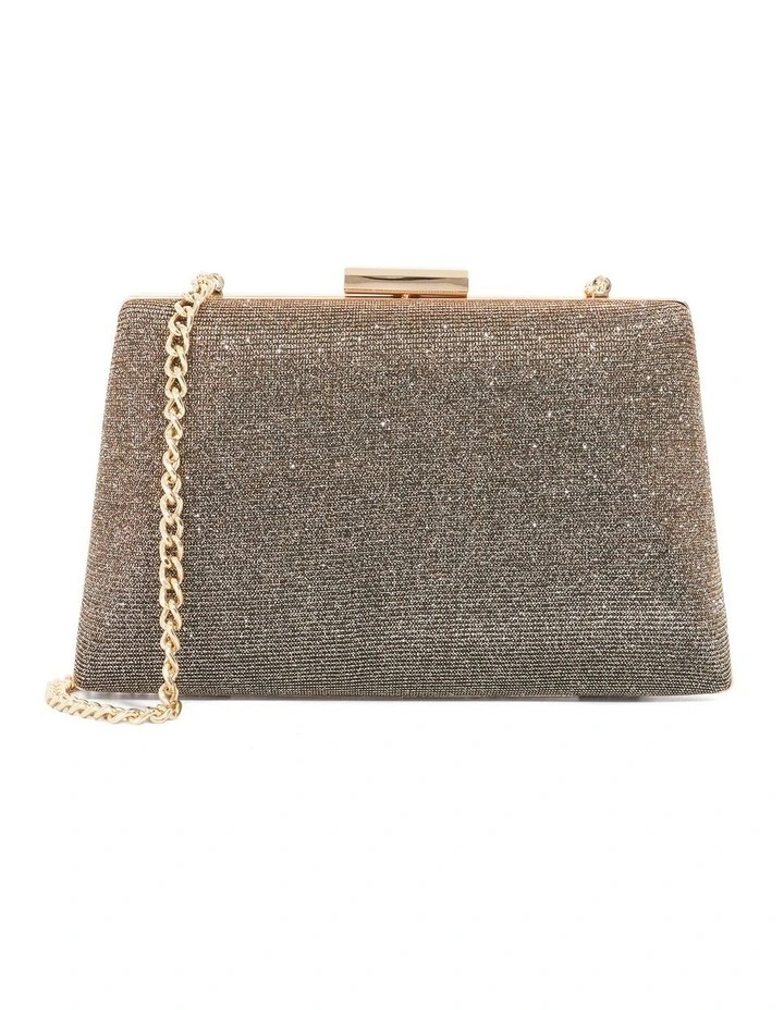Bellaria Angled Frame Clutch in Grey image 1