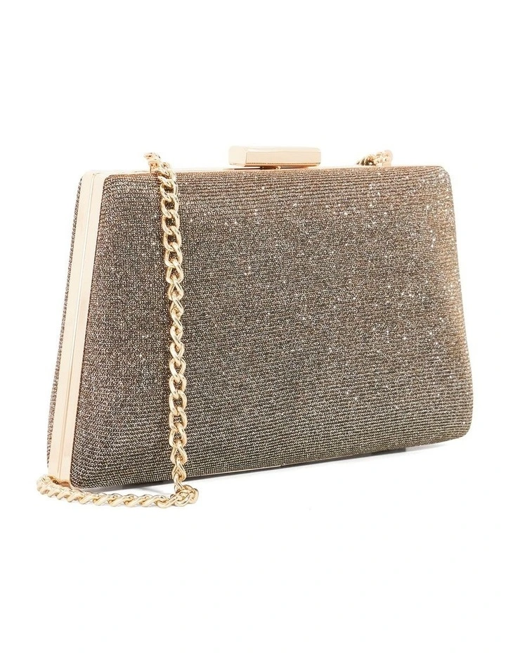 Bellaria Angled Frame Clutch in Grey image 3